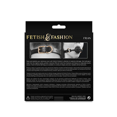 Fetish & Fashion Fran - Breathable Ball Gag Restraint Black