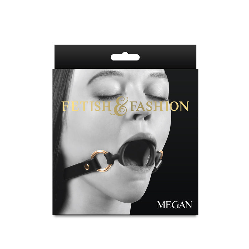 Fetish & Fashion Megan - Open Mouth Restraint Black