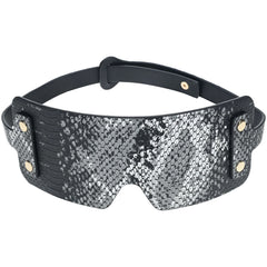 OUCH! Florence Collection Leather Blindfold - Black