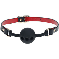 OUCH! Milan Collection Silicone Ball Gag - Black