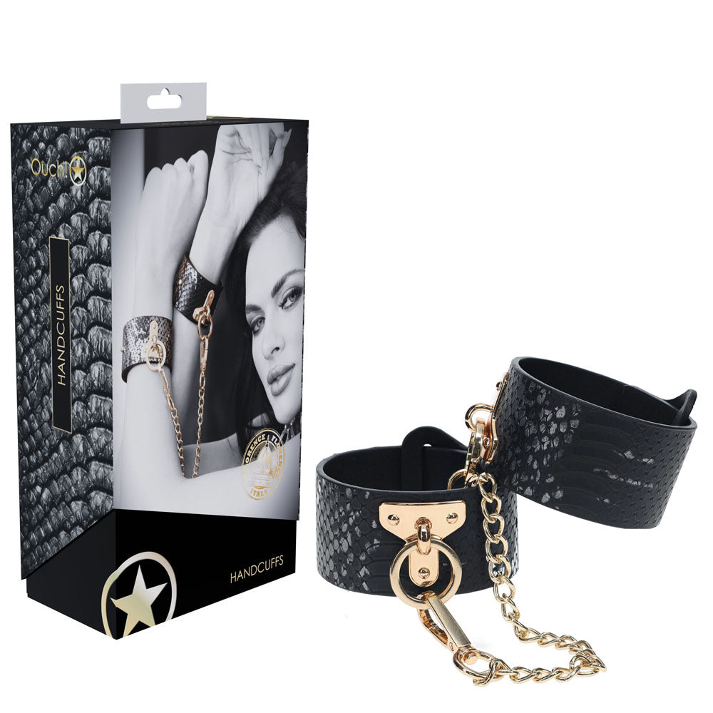 OUCH! Florence Collection Handcuffs - Black