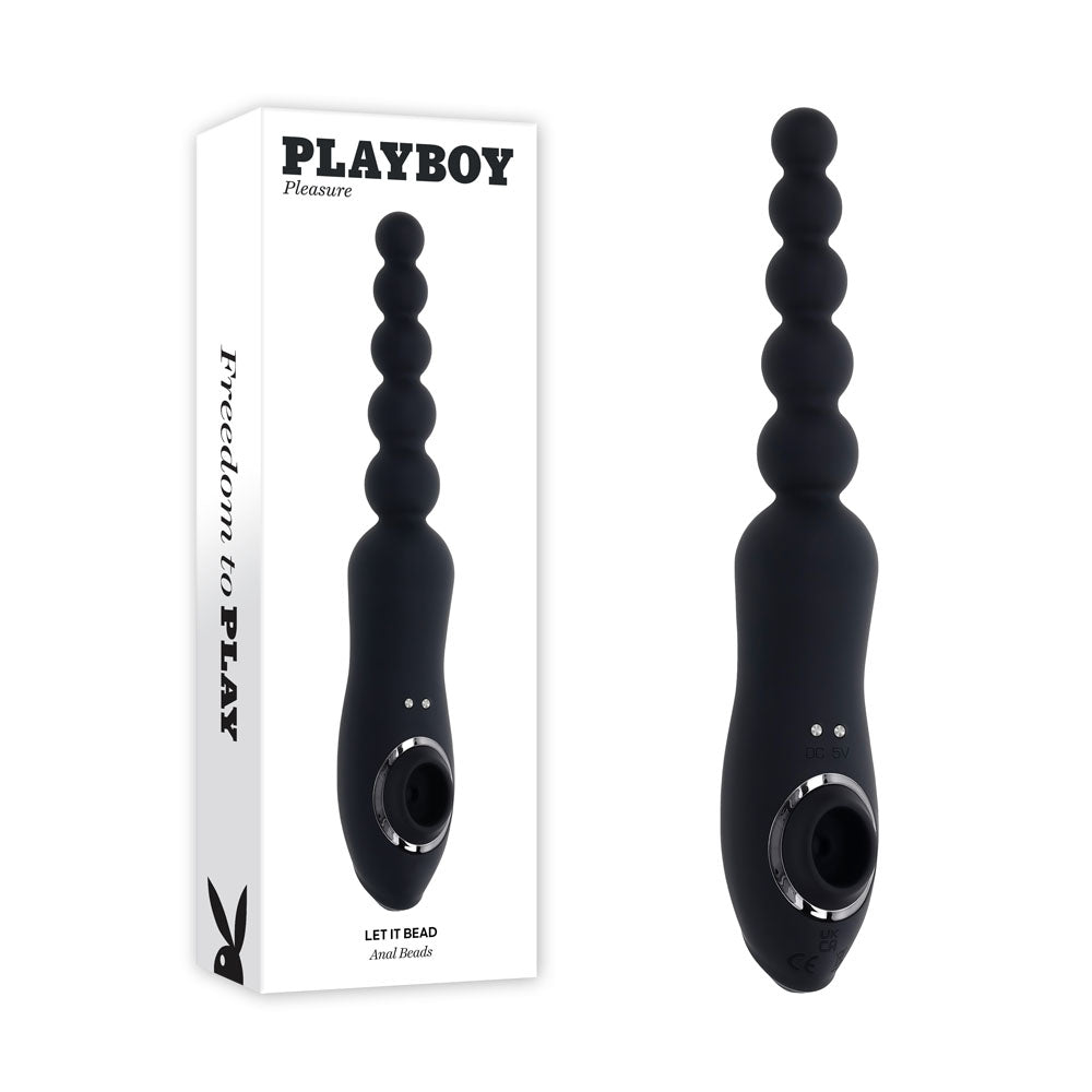 Playboy Pleasure LET IT BEAD Vibrating Anal Wand