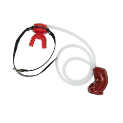 Piss Feeder Tube & Gag Set for Slave or Self - Male