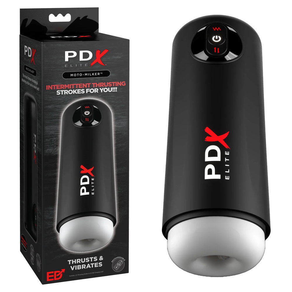 PDX Elite Moto Milker Powered Masturbator Cup