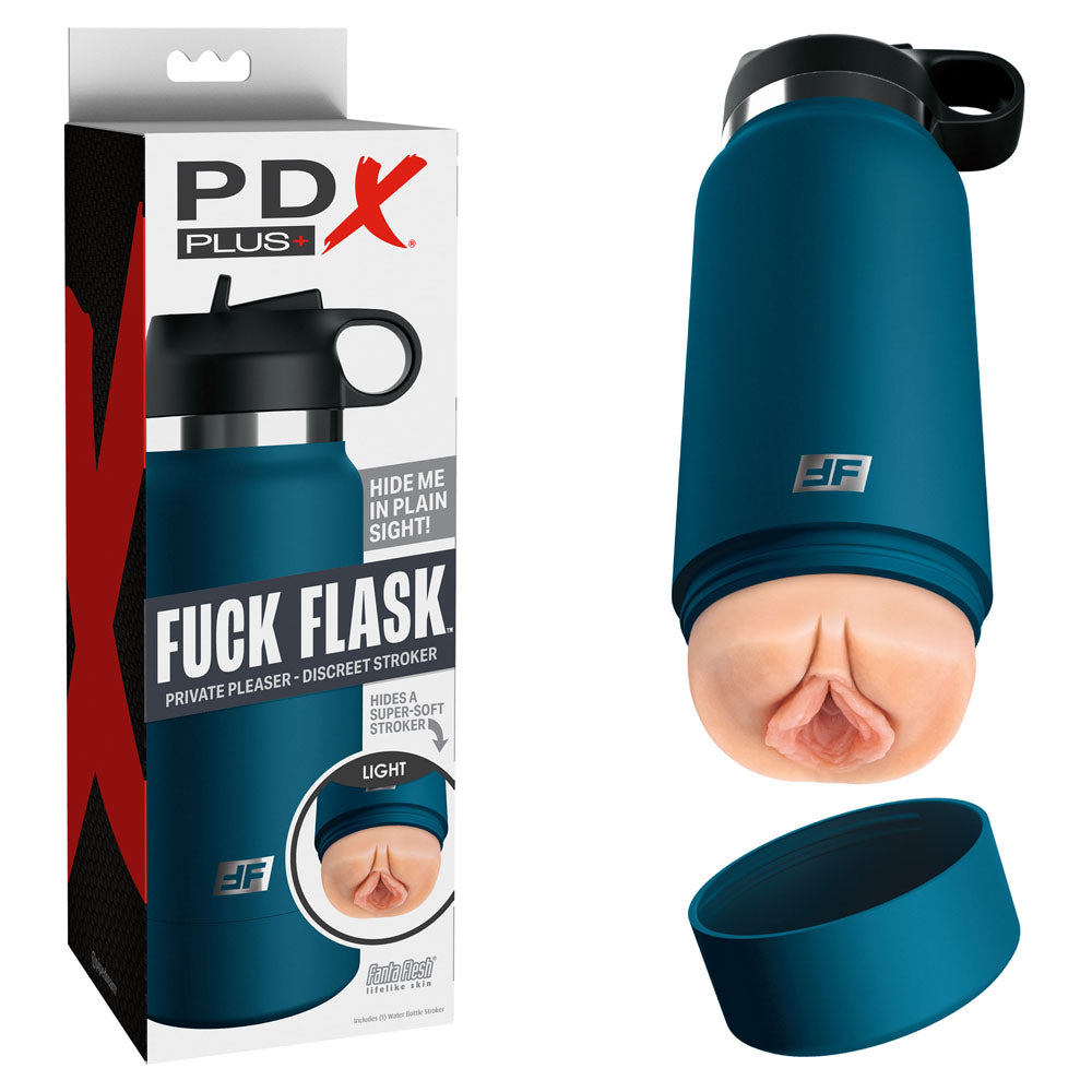 PDX Plus Fuck Flask - Private Pleaser Concealed Stroker Bottle