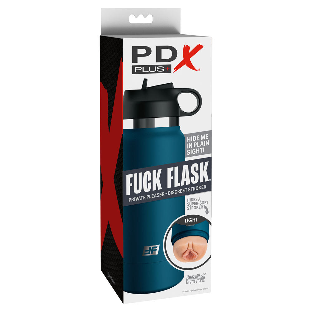 PDX Plus Fuck Flask - Private Pleaser Concealed Stroker Bottle