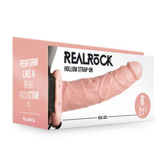 REALROCK 20.5 cm Hollow Strap-On - Flesh