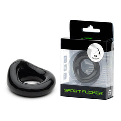 Sport Fucker Wedge Shaped Cock Ring - Black