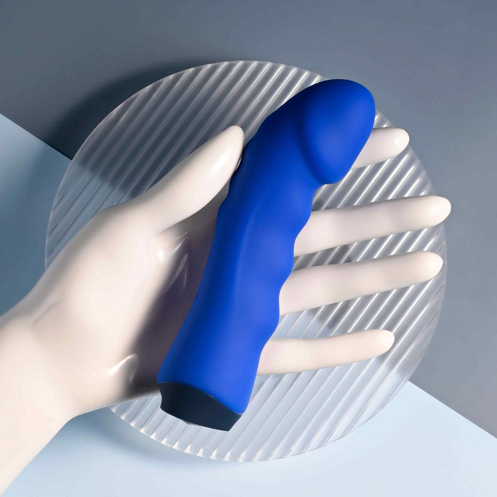 Selopa  BANGER 13.6 cm USB Rechargeable Vibrator - Blue