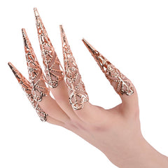 Metal Sensory Fingertips 5 pc set - Rose Gold