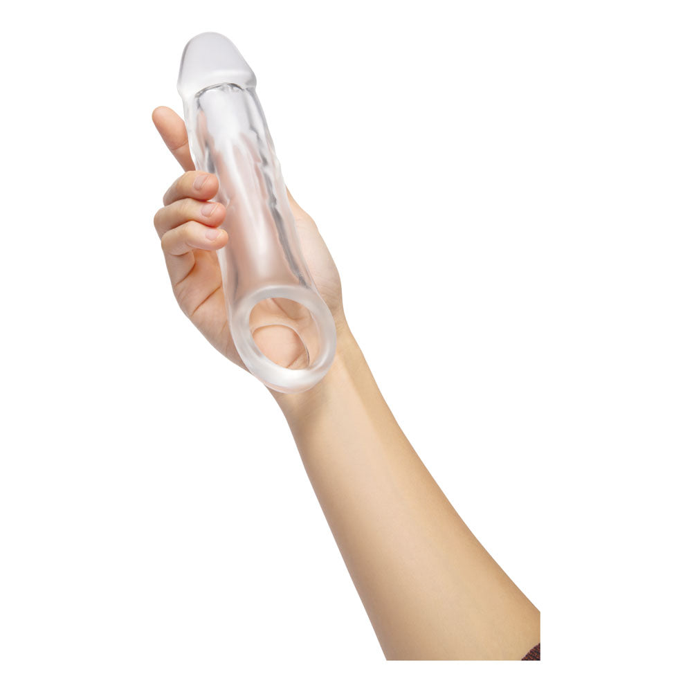 Size Up 2 Inch See-Thru Penis Extender with Ball Loop