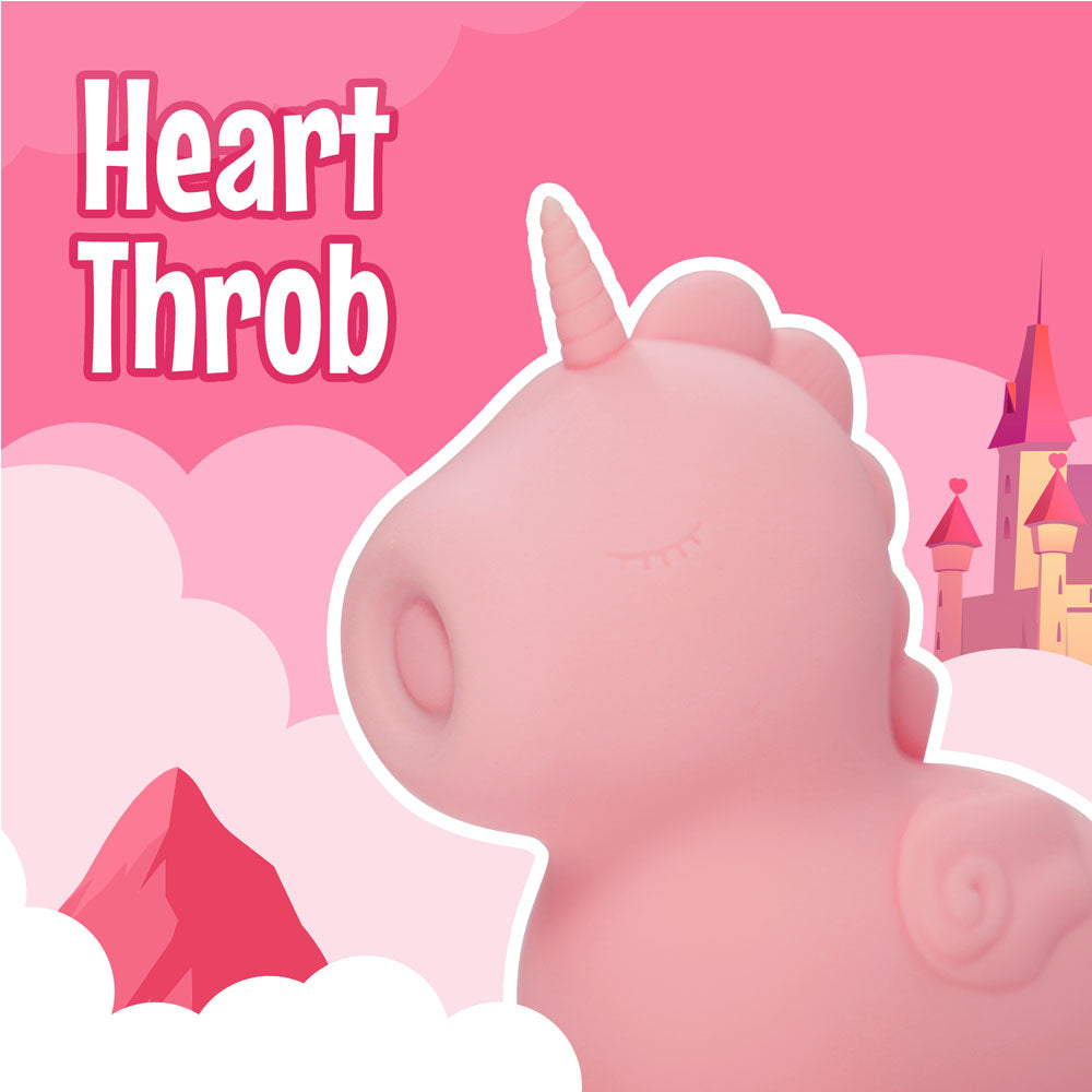 Unihorn Heart Throb Multi Function Vibe - Pink