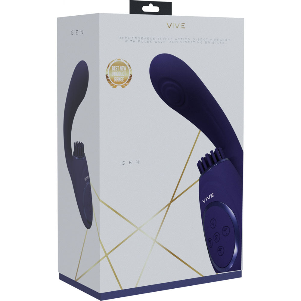 VIVE Gen G-Spot and Clit Multi Vibe - Blue