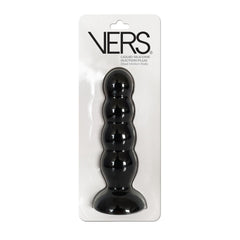 VERS Liquid Silicone Suction Anal Plug with Weighted Steel Balls