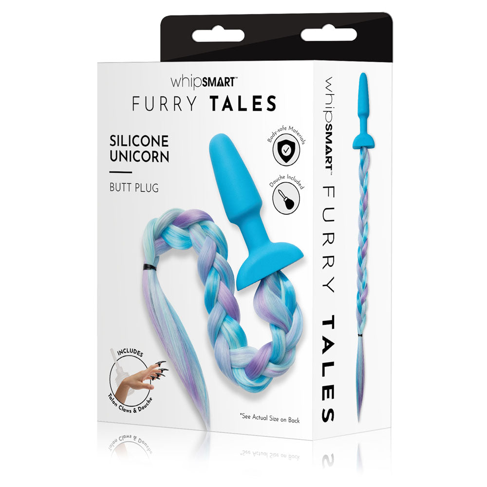 WhipSmart Furry Tales Silicone Unicorn Butt Plug Butt Plug