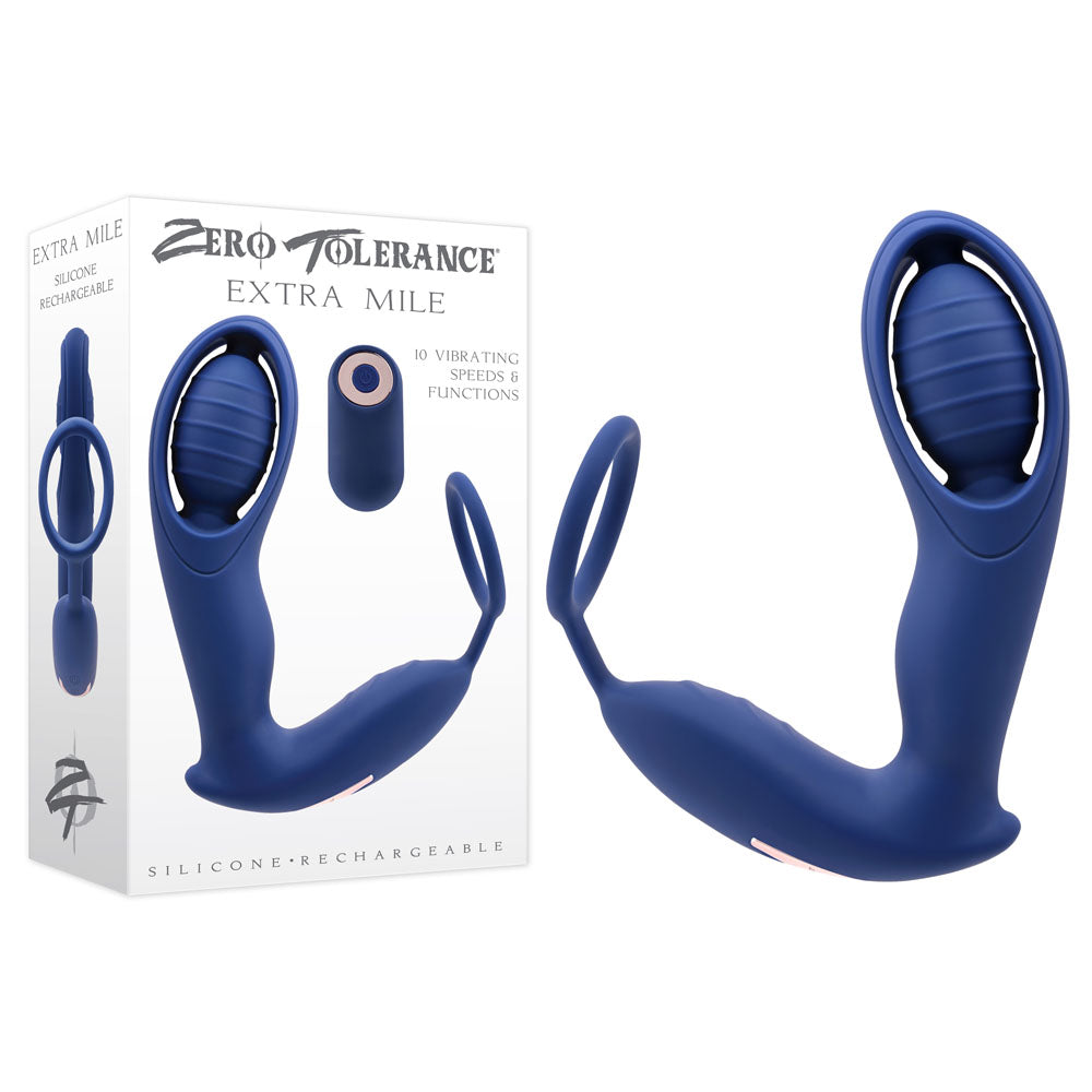 Zero Tolerance EXTRA MILE -  USB Rechargeable Vibrating Prostate Massager