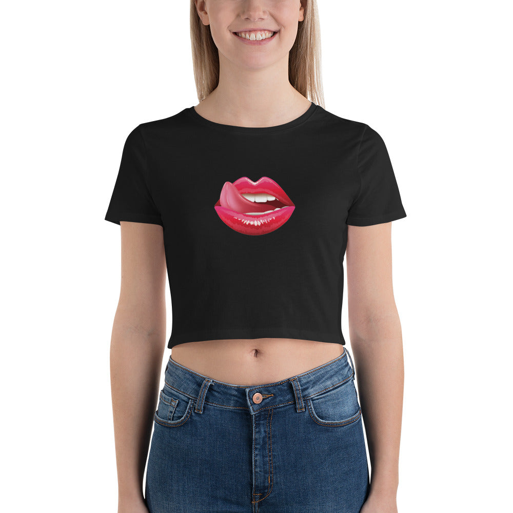 Women’s Crop Top - LIPS in 2 colours