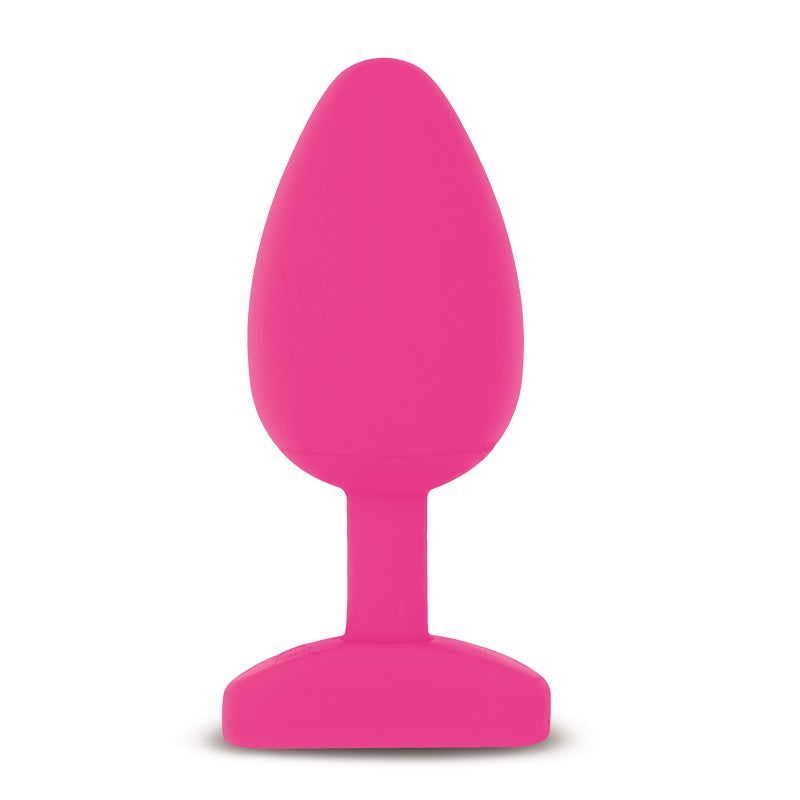 Gplug Large Bioskin vibrating butt plug Sweet Raspberry