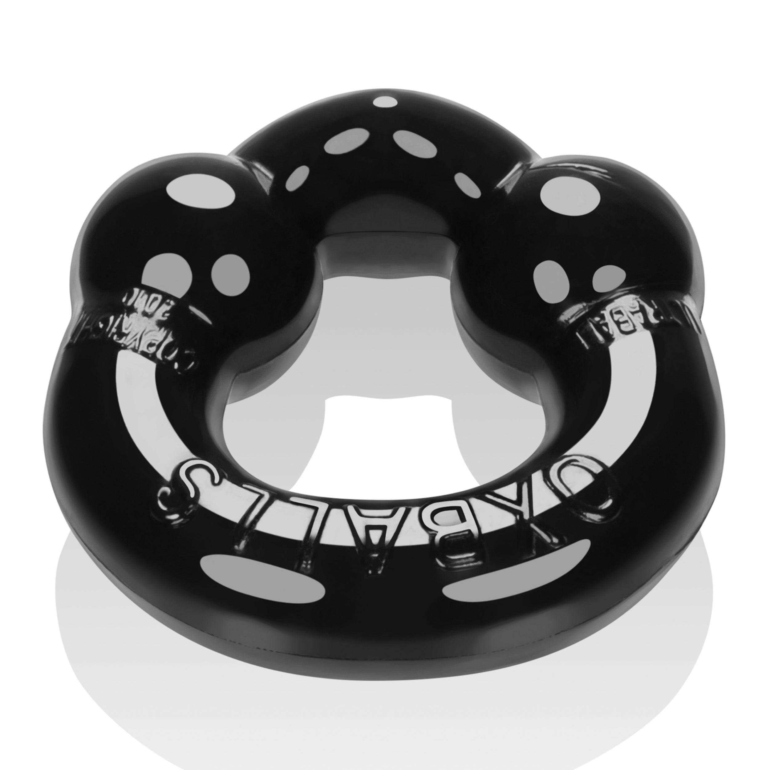 Ultraballs 2 Pack Cockring Black And Clear