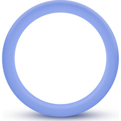 Performance Silicone Glo Cock Ring - Blue