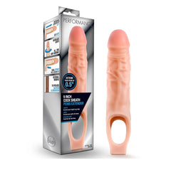 Performance 9in Cock Sheath Penis Extender Vanilla