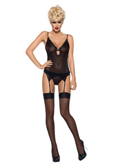 Sheer Stockings S800 Black L/XL