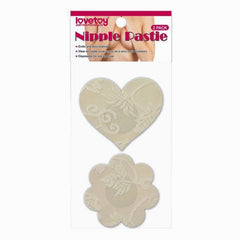 Lace Heart and Flower Nipple Pasties - Two sets pack