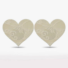 Lace Heart and Flower Nipple Pasties - Two sets pack