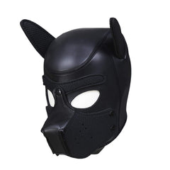 Puppy Play Mask Black