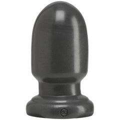 Shell Shock 24cm wide girth dildo - Gun Metal