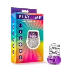 Play with Me Pleaser Rechargeable C Ring Purple