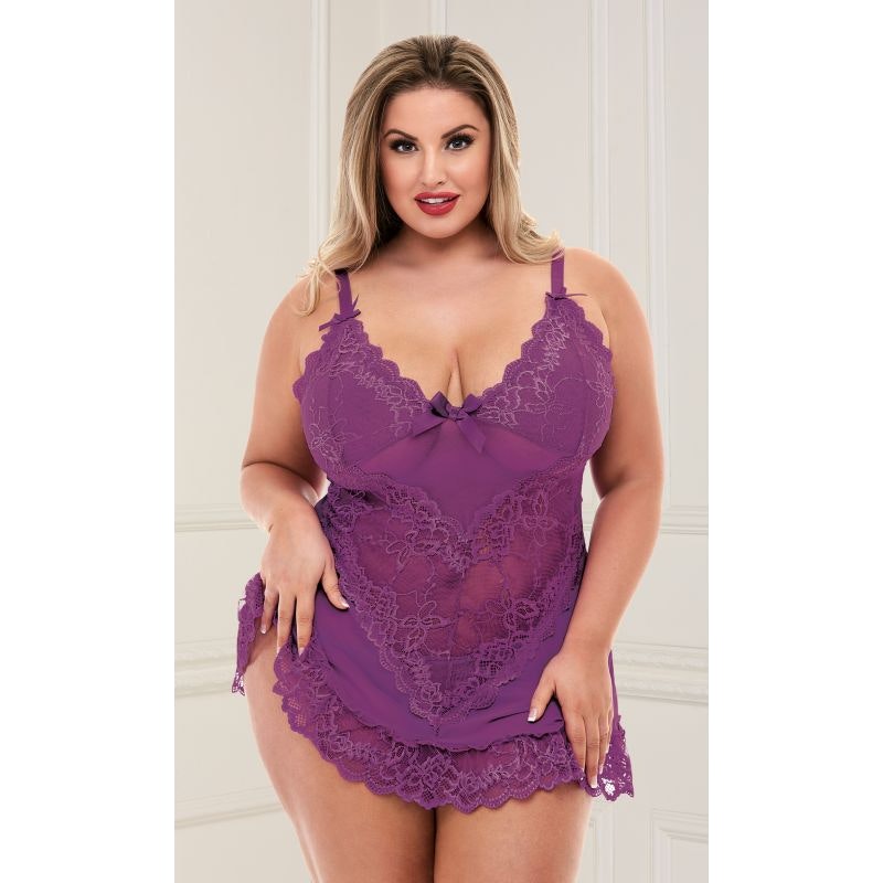 Mini Lace Chemise - Queen size