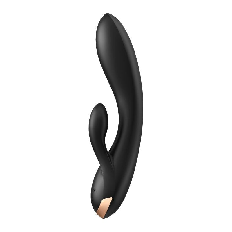 Satisfyer Double Flex App Rabbit Vibrator - Black