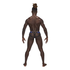 Male Power Sexagon Micro V Thong Blue - 2 sizes