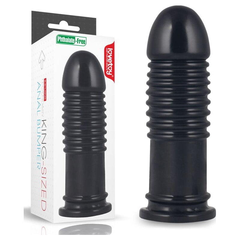 King Sized Anal Bumper 8in Black