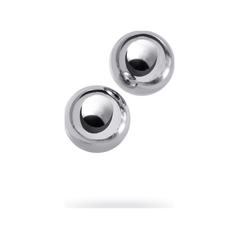 Silver Metal 2 Pc Vaginal Balls 2.5cm