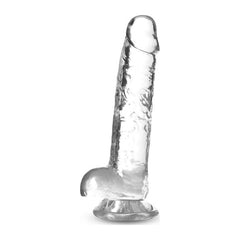 Naturally Yours 7" Crystaline Dildo - Diamond Clear