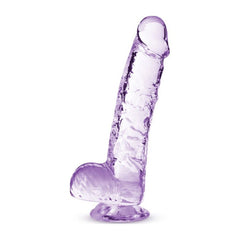 Naturally Yours 6" Dildo - Crystaline Amethyst