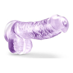 Naturally Yours 6" Dildo - Crystaline Amethyst