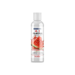 Playful Flavours 4 In 1 Watermelon Delight: Flavoured, Warming, Edible Lube - 29.5ml