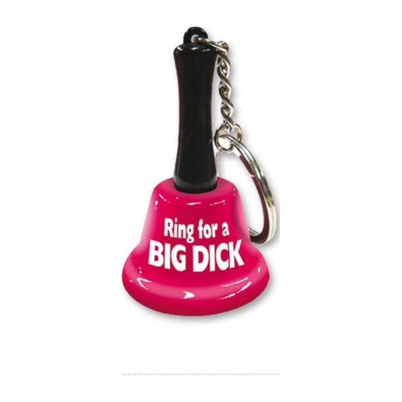 Ring For A Big Dick Mini Bell Keychain