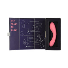 The Mini Swan Wand Glow Pink Mini Vibrator