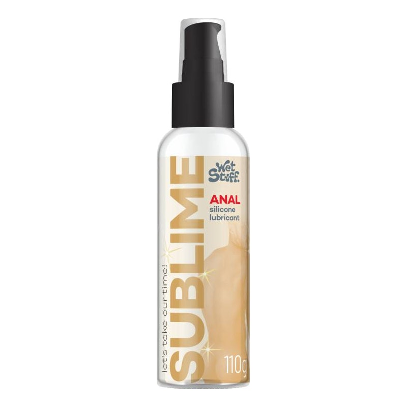 Wet Stuff Silicone Based SUBLIME ANAL Lubricant - 110g Pump Pack