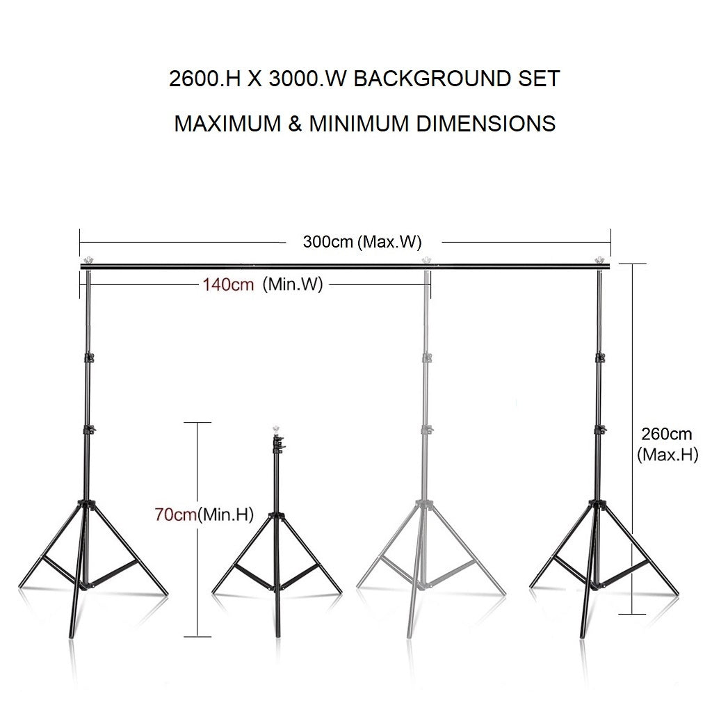 Backdrop Set for erotic photography with Black background