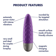 Satisfyer Ultra Power Bullet 5 -  USB Rechargeable Bullet