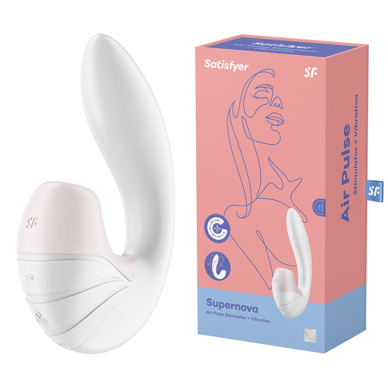 Satisfyer Supernova USB Rechargeable Vibrator with Air Pulse