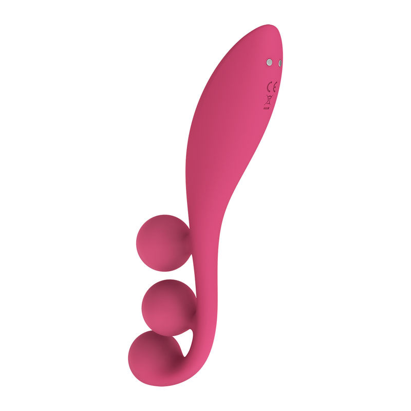 Satisfyer Tri Ball 1 Multi Use Vibrator - Red