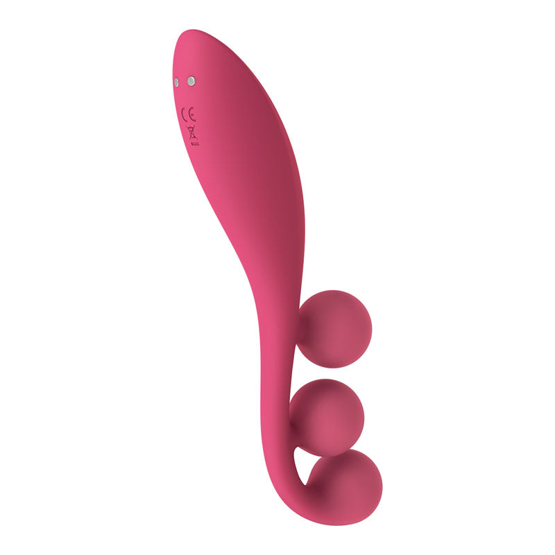 Satisfyer Tri Ball 1 Multi Use Vibrator - Red