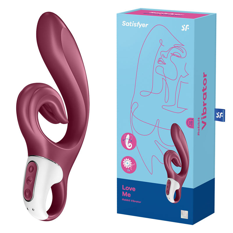 Satisfyer Love Me Red USB Rechargeable Rabbit Vibrator