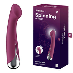 Satisfyer Spinning G-Spot 1 Rotating Shaft Vibrator - Red